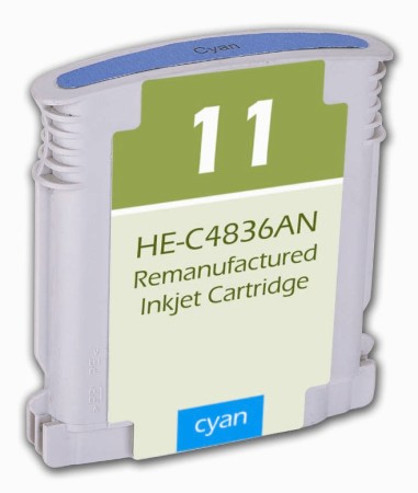Premium Quality Cyan Inkjet Cartridge compatible with the HP (HP 11) C4836AN