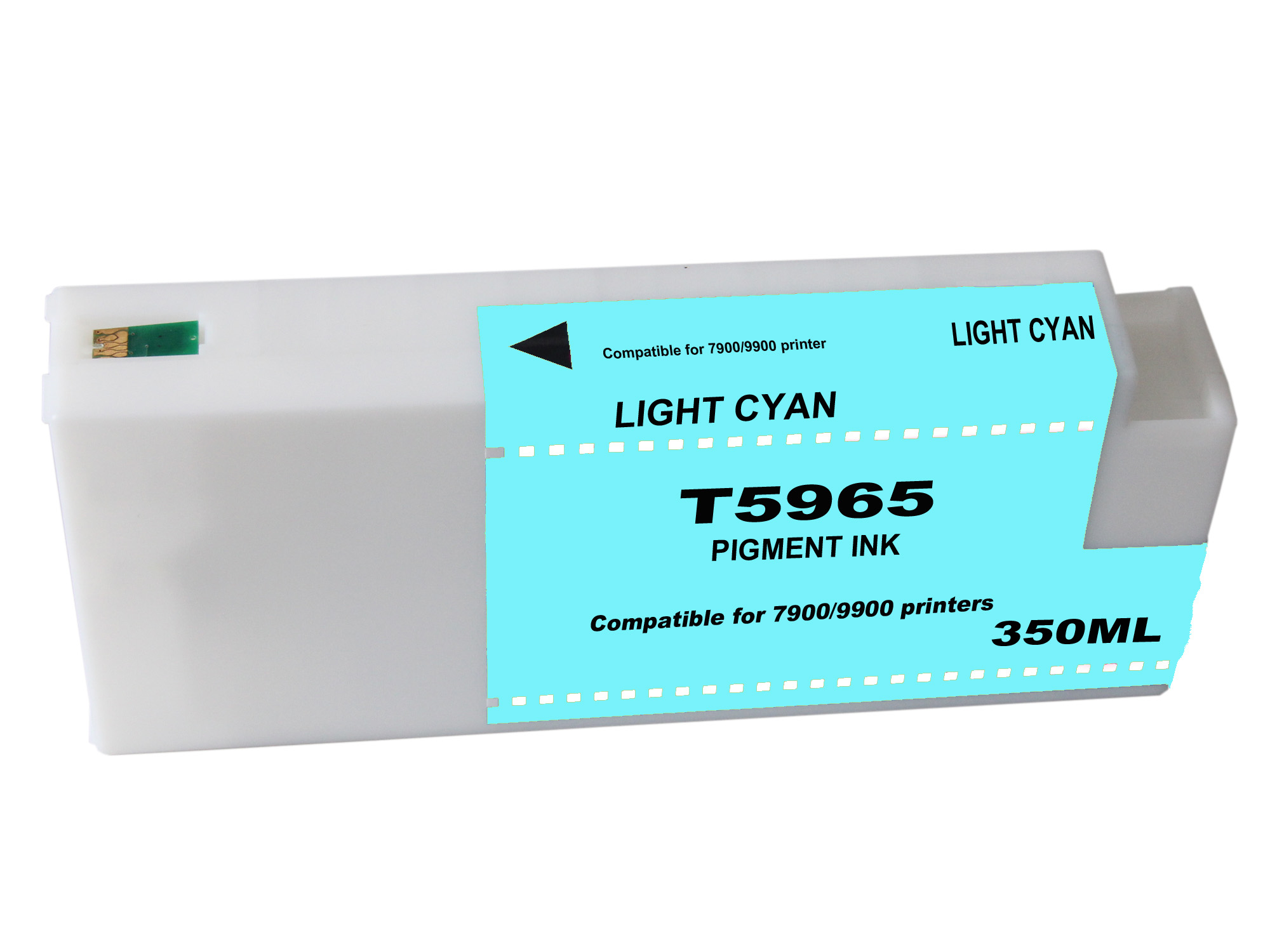 Premium Quality Light Cyan Inkjet Cartridge compatible with the Epson T596500