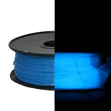 Premium Quality Glow in dark, Glow Blue ABS 3D Filament compatible with Universal PF-ABS-GBU