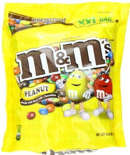 M&M Chocolate. 18oz/bag. Peanut flavor. MM Chocolate