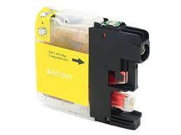 Premium Quality Yellow Inkjet Cartridge compatible with Brother LC-101Y