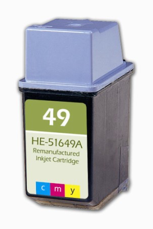 Premium Quality Tri-Color Inkjet Cartridge compatible with the HP (HP 49) 51649A