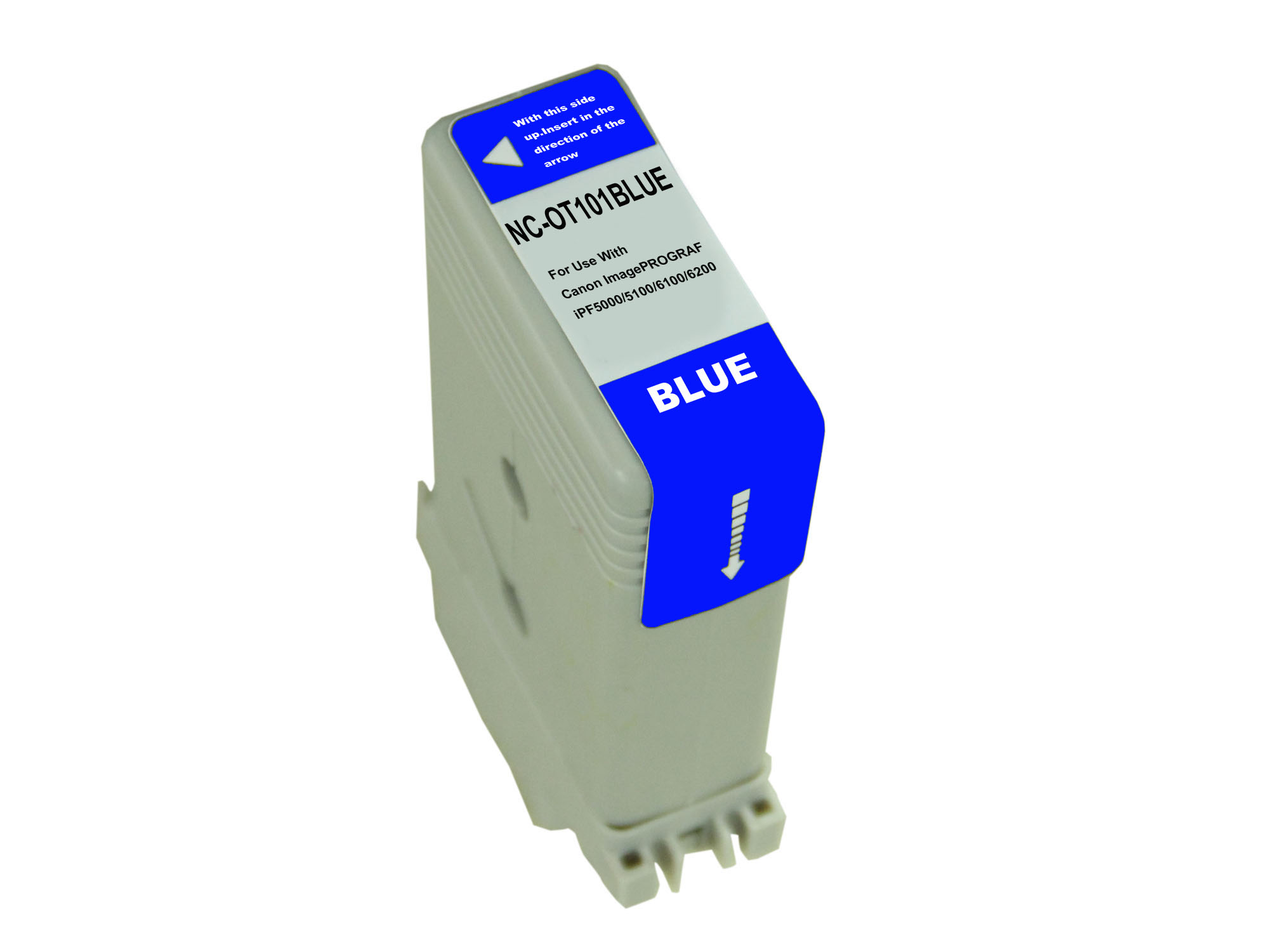 Premium Quality Blue Pigment Inkjet Cartridge compatible with the Canon PFI101BL