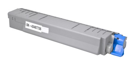 Premium Quality Black Toner Cartridge compatible with the Okidata 43487736