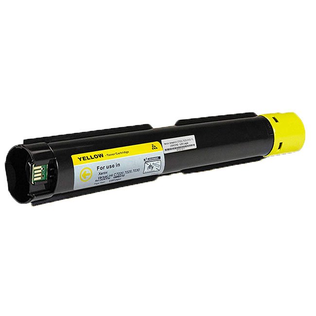 Premium Quality Yellow Toner Cartridge compatible with Xerox 106R03742
