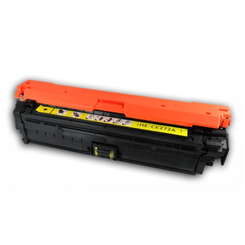 Premium Quality Yellow Laser Toner Cartridge compatible with the HP CE272A