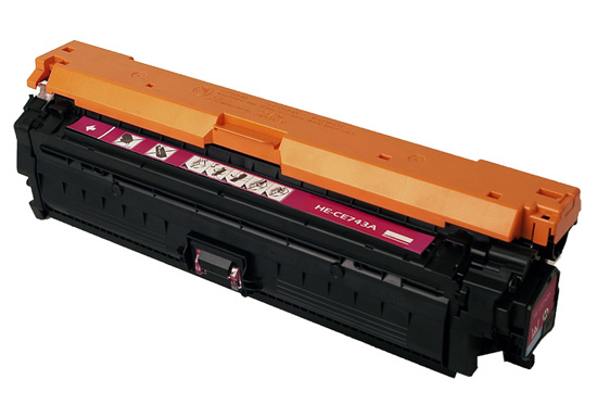 Premium Quality Magenta Laser Toner Cartridge compatible with the HP CE743A