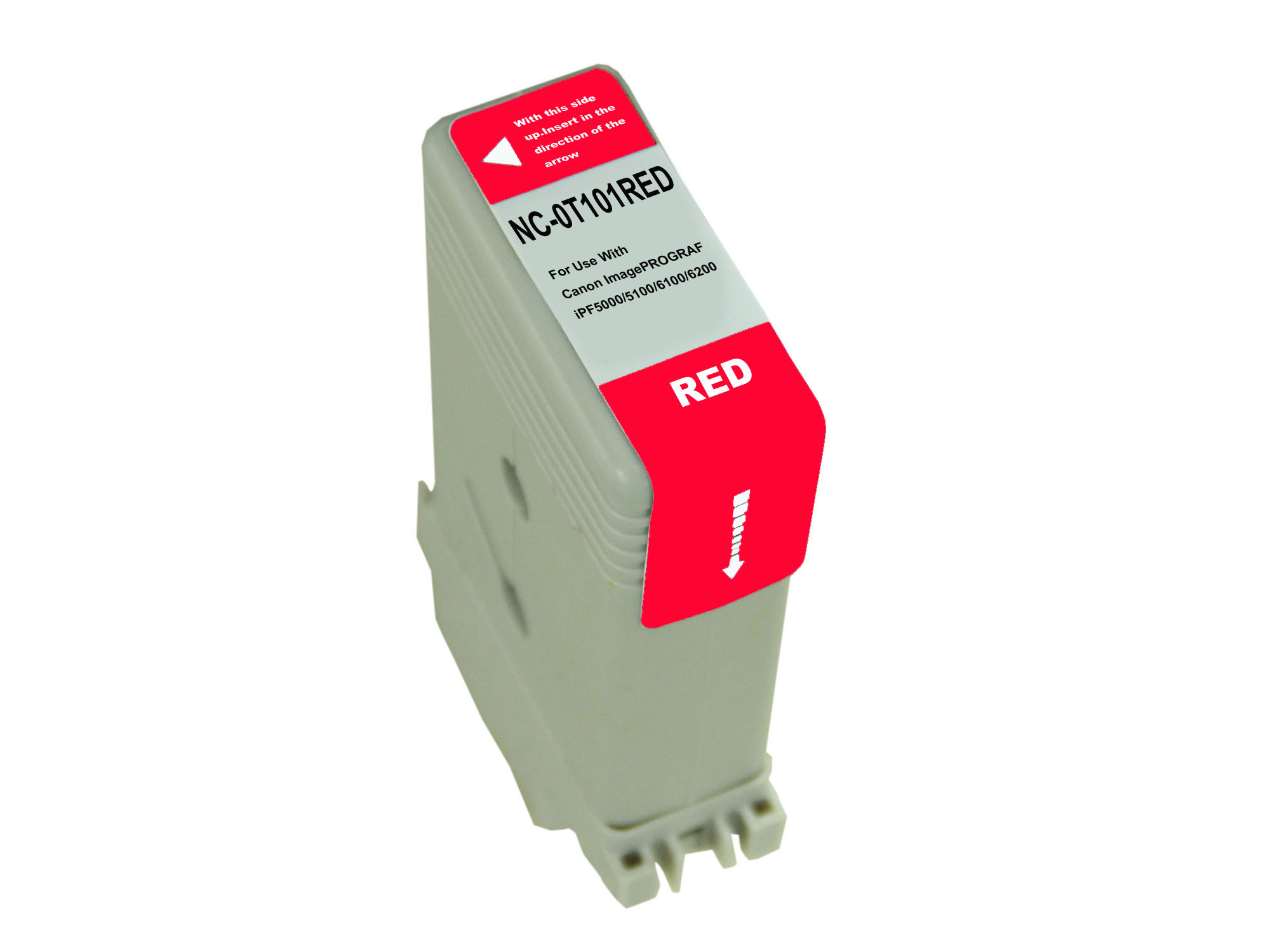 Premium Quality Red Pigment Inkjet Cartridge compatible with the Canon PFI101R