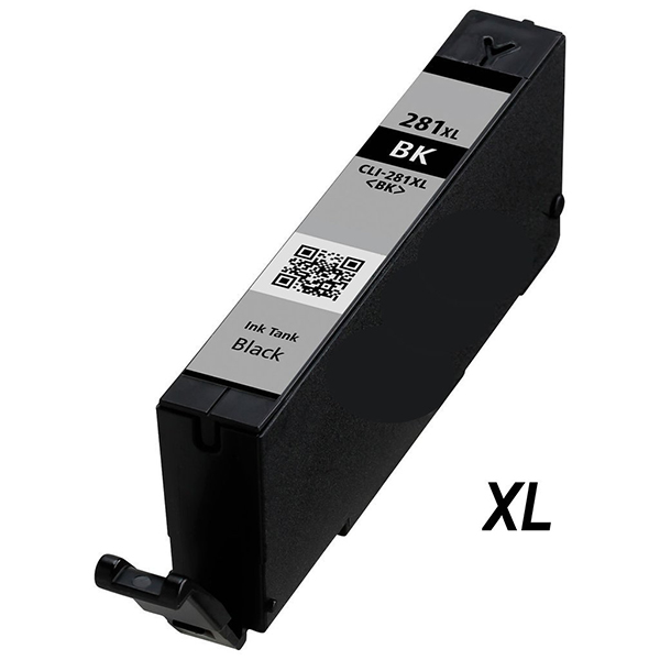 Premium Quality Black High Capacity Ink Tank compatible with Canon 2037C001 (CLI-281 XL)