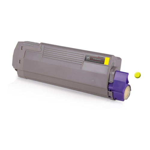 Premium Quality Yellow Toner Cartridge compatible with Okidata 46507501
