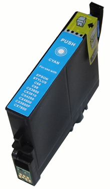Premium Quality Cyan Inkjet Cartridge compatible with the Epson T060220