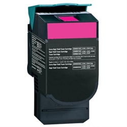 Premium Quality Extra Hi-Yield Magenta Toner Cartridge compatible with the Lexmark C544X2MG