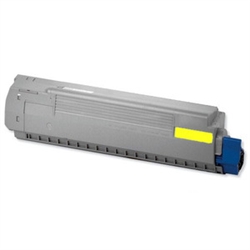 Premium Quality Yellow Toner compatible with the Okidata 44059109