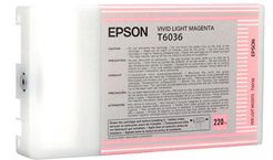 Premium Quality Light Magenta Pigment Inkjet Cartridge compatible with the Epson T603600