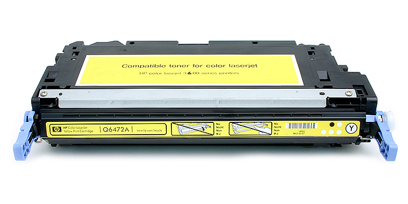 Premium Quality Yellow Toner Cartridge compatible with the HP (CRG-117Y. HP 501A) Q6472A. 2575B001AA