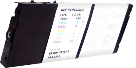 Premium Quality Cyan Pigment Inkjet Cartridge compatible with the Epson T565200
