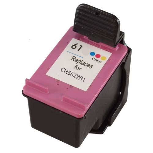 Premium Quality Tri-Color Ink Cartridge compatible with the HP (HP 61) CH562WN. new version