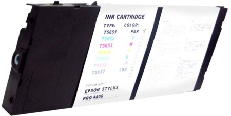 Premium Quality Photo Black Pigment Inkjet Cartridge compatible with the Epson T565100