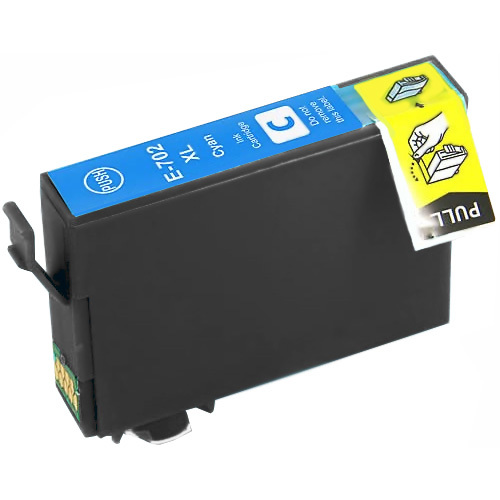Premium Quality Cyan High Capacity Ink Cartridge compatible with Epson T702xl220 (Epson 702XL)