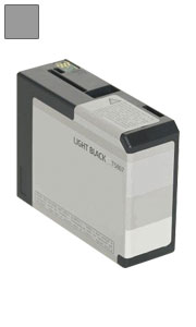 Premium Quality Light Black Inkjet Cartridge compatible with the Epson T580700