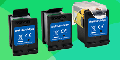 Ninestar Eco-saver inkjet for HP F6U64AN (HP 63XL Bk). equal to 3 HP 63xl Bk Cartridges