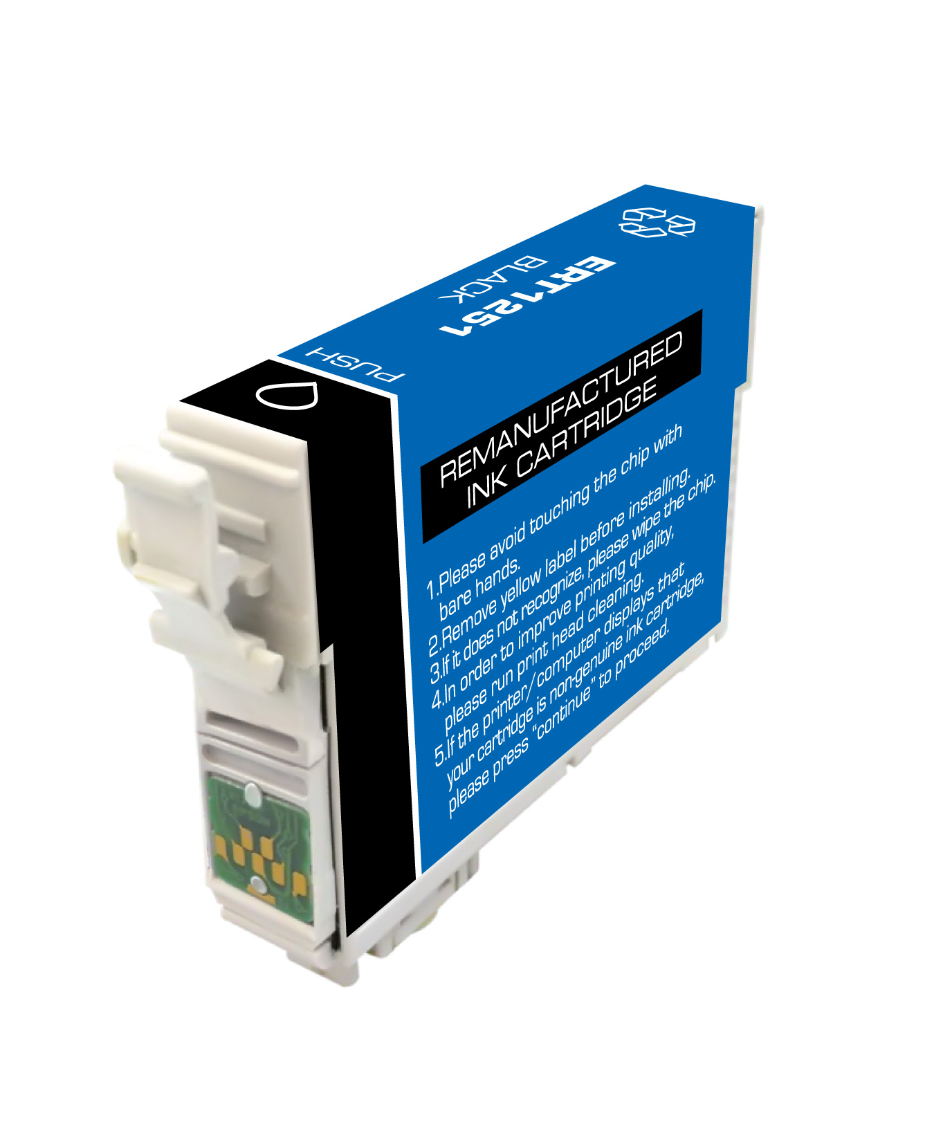 Premium Quality Black Inkjet Cartridge compatible with Epson T125120 (Epson 125)