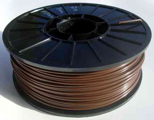 Premium Quality Brown ABS 3D Filament compatible with Universal PF-ABS-BWN