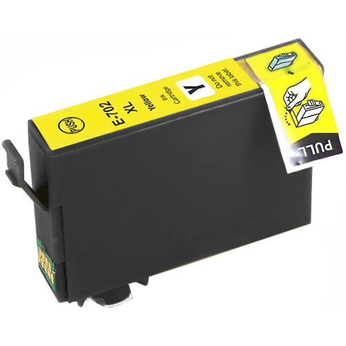 Premium Quality Yellow High Capacity Ink Cartridge compatible with Epson T702xl420 (Epson 702XL)