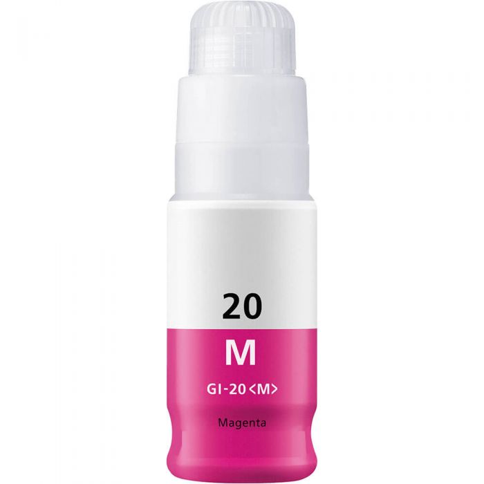 Premium Quality Magenta Dye Ink Bottle compatible with Canon 3395C001 (GI-20M)